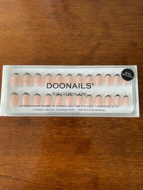 Doonails color is Black French Round box is unopened.